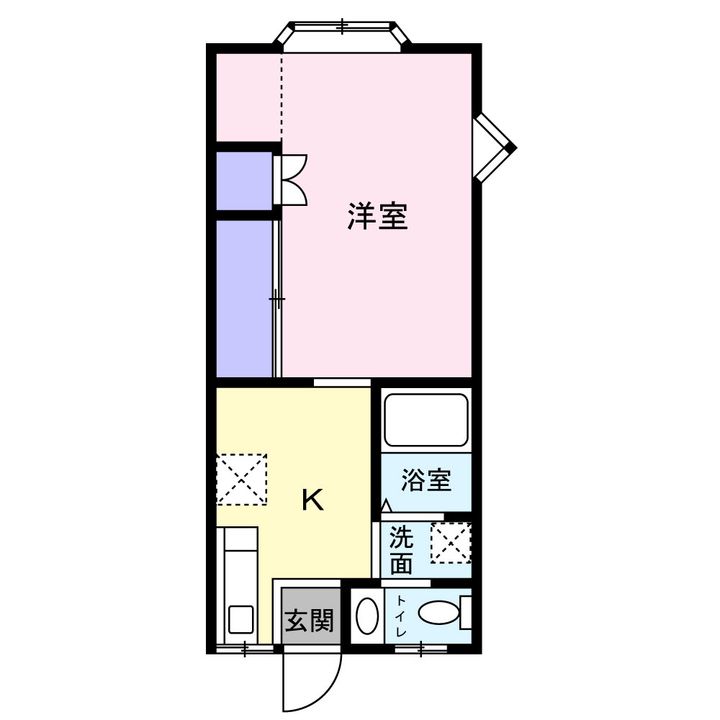 ユニメゾン左近の間取り