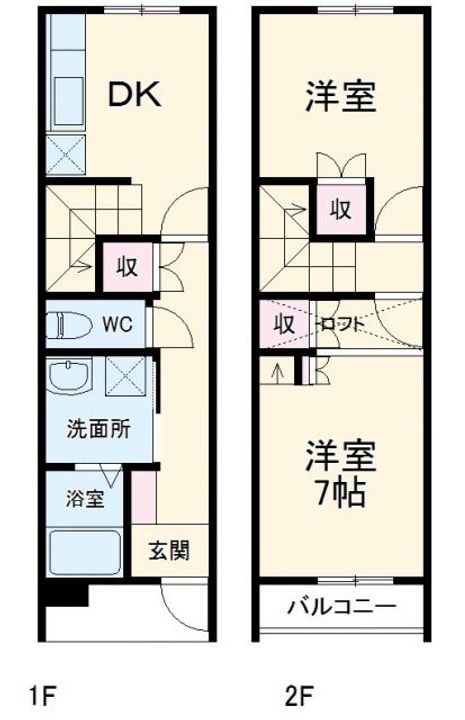 埼玉県熊谷市石原(一戸建)の賃貸物件の間取り