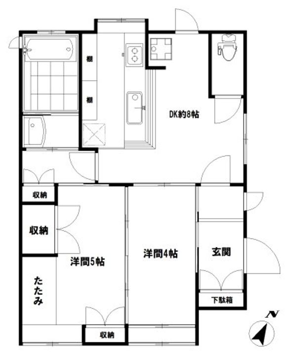 ハイツ高橋の間取り