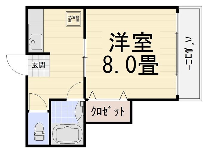 エスポワール山科の間取り