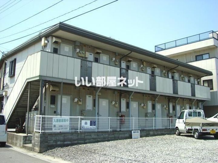 埼玉県熊谷市新堀(アパート)の賃貸物件の外観