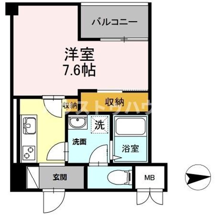 東京都足立区綾瀬1(マンション)の賃貸物件の間取り