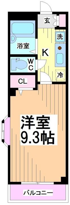 神奈川県川崎市多摩区登戸(マンション)の賃貸物件の間取り