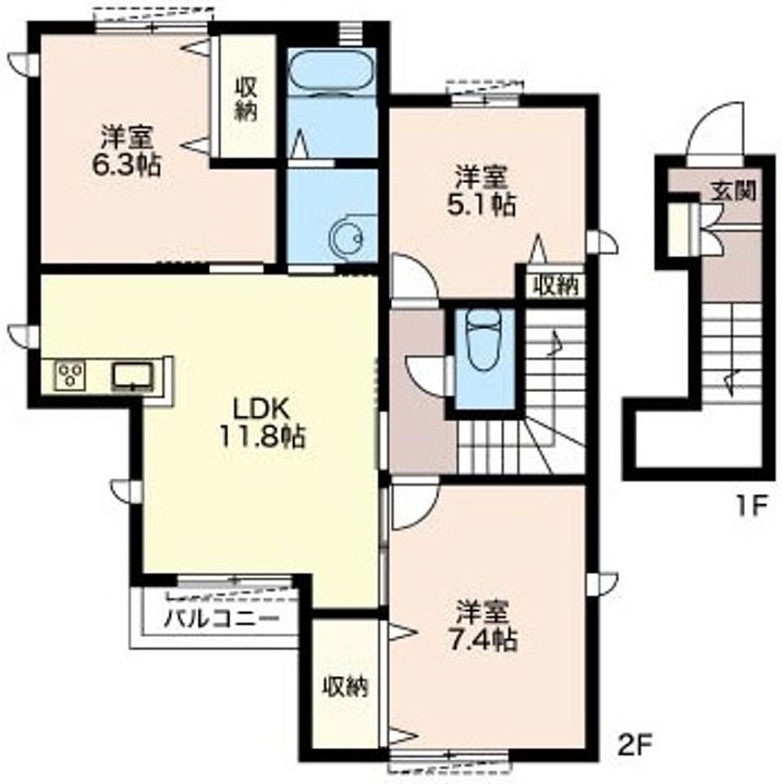 アーブルクロシェットの間取り