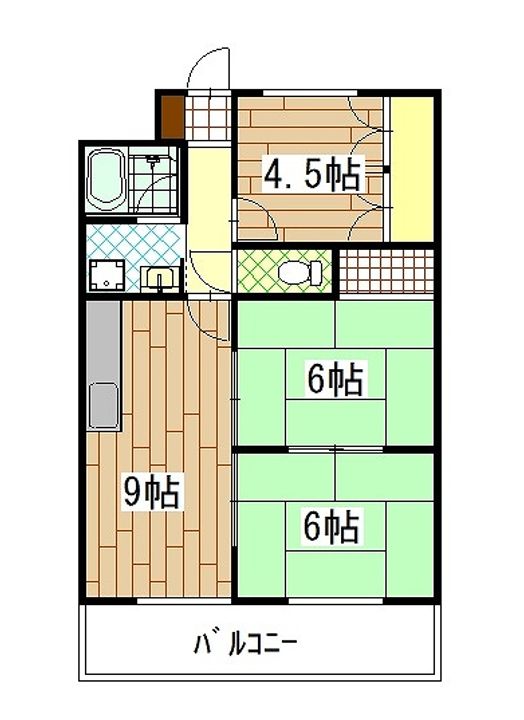 グランドール坪井の間取り