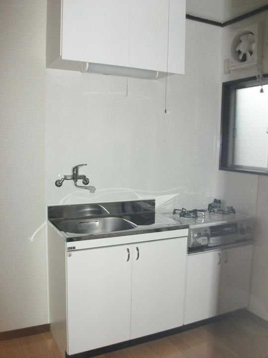 茨城県石岡市東石岡5(アパート)の賃貸物件のキッチン