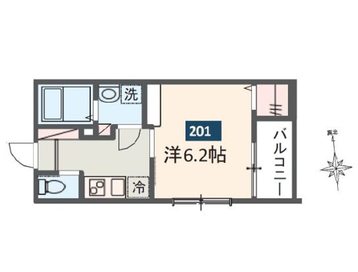 埼玉県さいたま市見沼区大和田町2(アパート)の賃貸物件の間取り