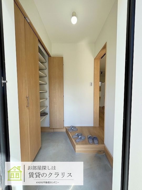 京都府京都市右京区梅津北浦町(一戸建)の賃貸物件の玄関