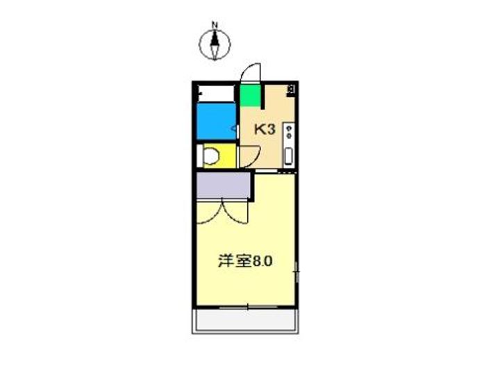 スカイハイツ(朝倉東町)の間取り