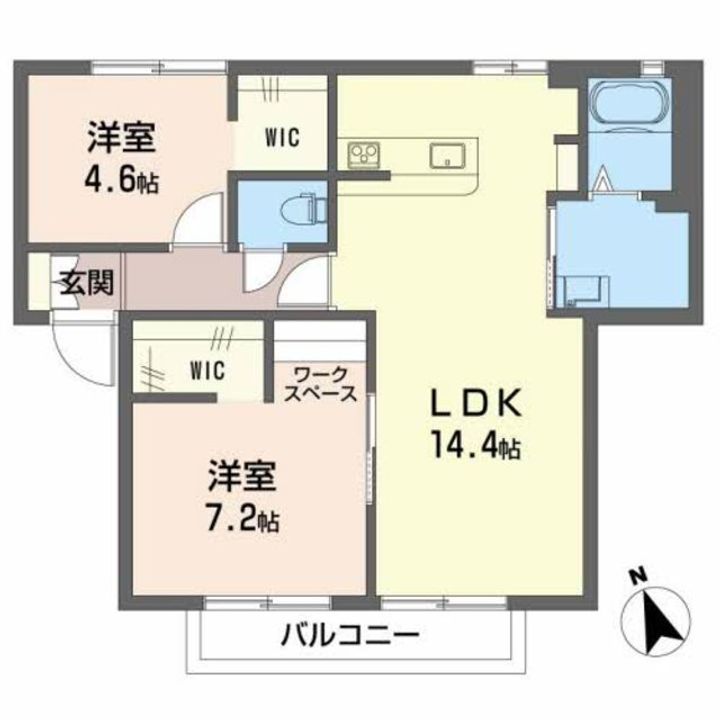 フェニックスタウン Aの間取り