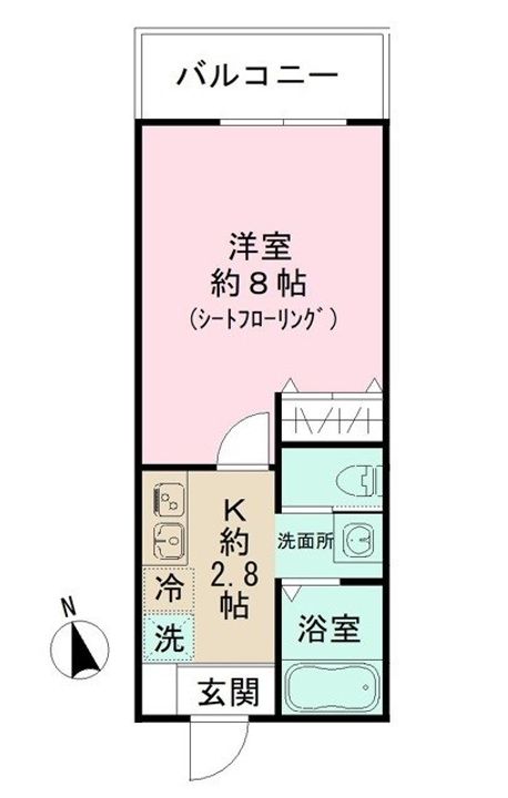 キャメル南流山の間取り