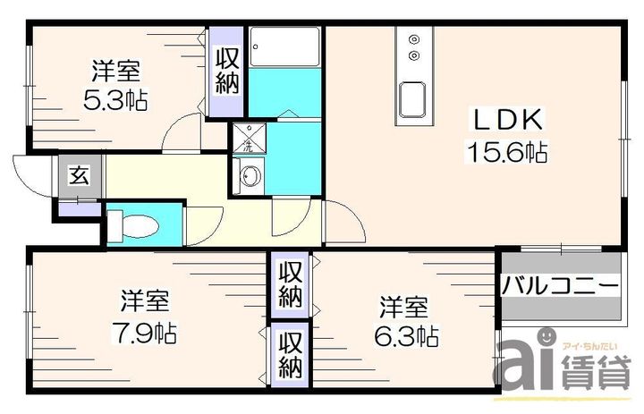 Aifort.府中の間取り