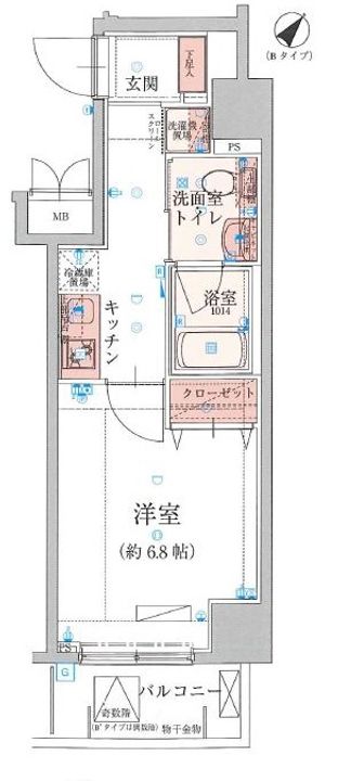 東京都墨田区向島3(マンション)の賃貸物件の間取り