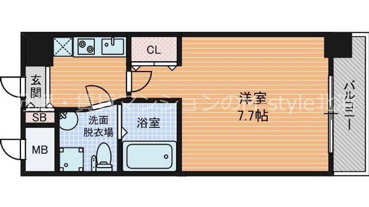 SERENiTE本町エコートの間取り
