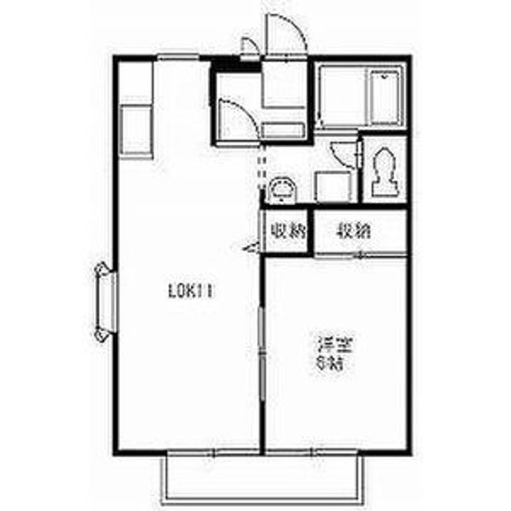 サンヒルズガーデンCの間取り