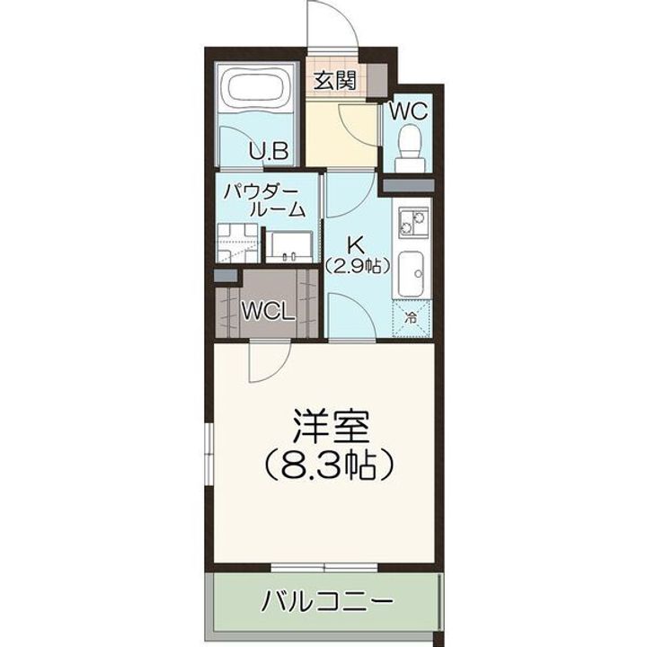 (仮)滝川町マンションの間取り