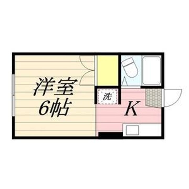 マンション白樺の間取り