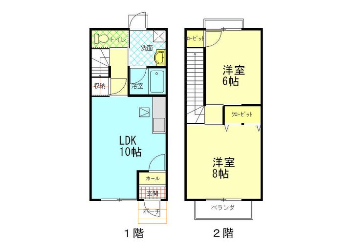 三重県伊勢市上地町(一戸建)の賃貸物件の間取り