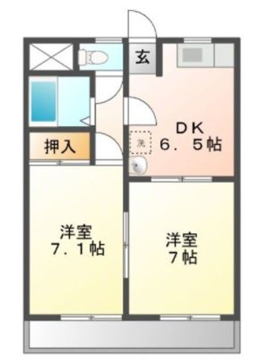本野ヶ原マンションの間取り
