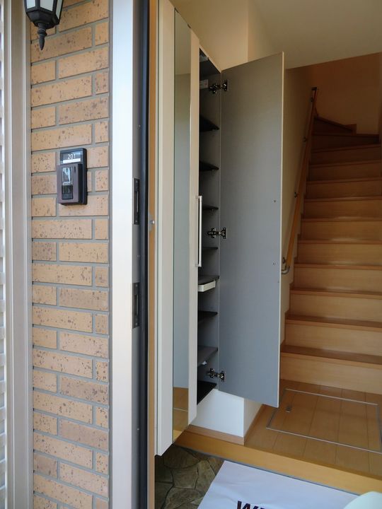 愛宕の杜Cの玄関