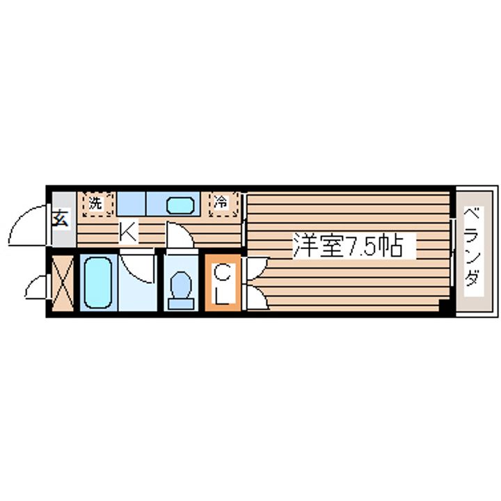 トップヒルズ北山の間取り