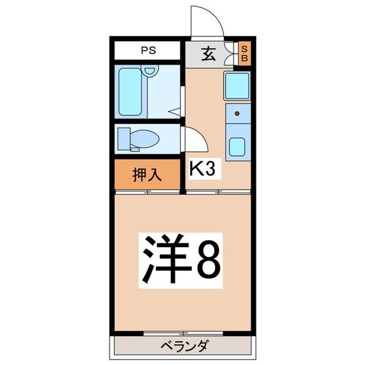 アベニューアルプスCの間取り