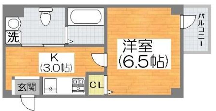 大阪府大阪市平野区喜連3(マンション)の賃貸物件の間取り