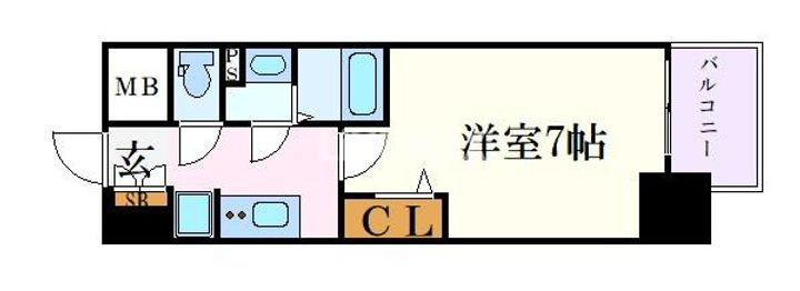 プレサンス上前津フィットの間取り