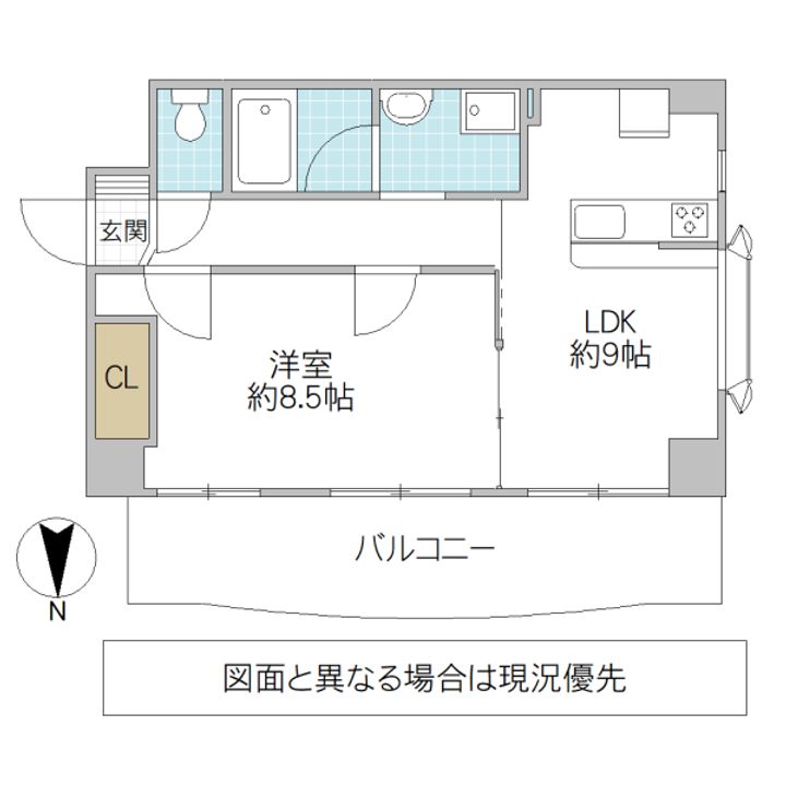 白山第2グリーンコーポの間取り