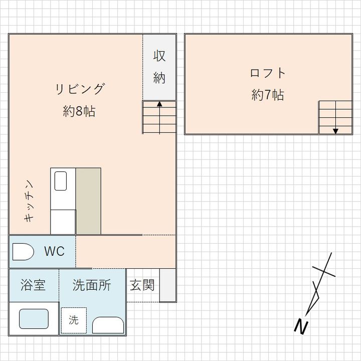 パティオ山の上の間取り