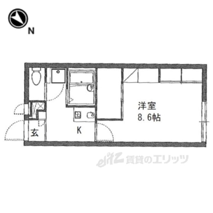 レオパレス山忠の間取り