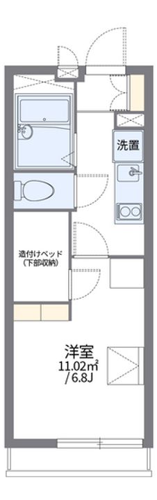 レオパレス有朋の間取り