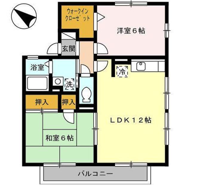 フルーリールの間取り