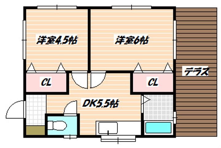 千葉県船橋市中野木1(一戸建)の賃貸物件の間取り