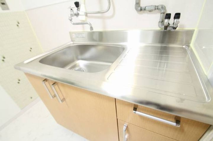 広島県広島市中区猫屋町(マンション)の賃貸物件のキッチン