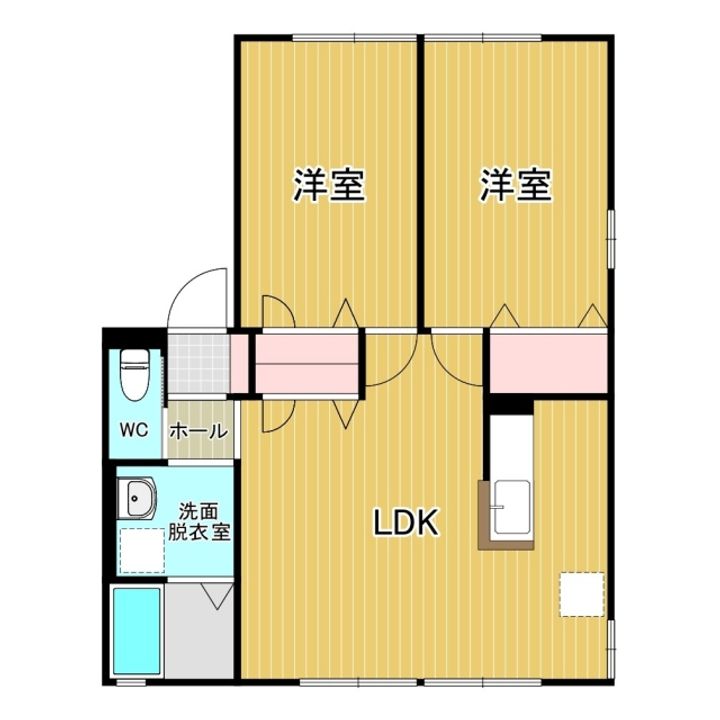 サントレージュの間取り