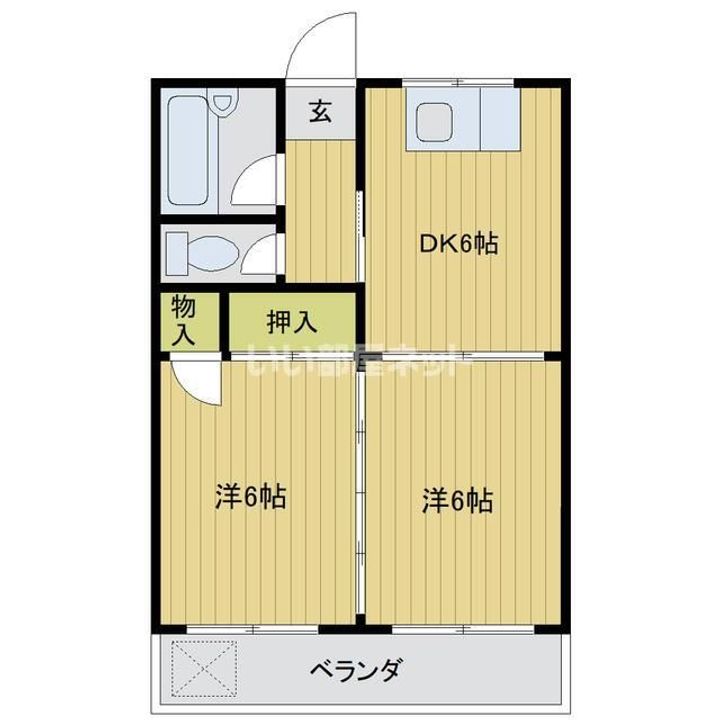 コーポ三田の間取り