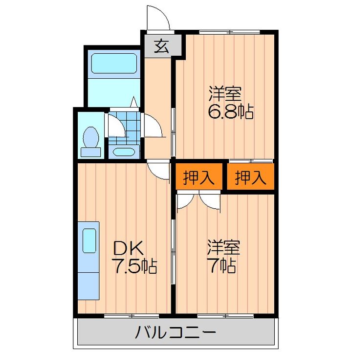 ヴィラナリー柳町の間取り
