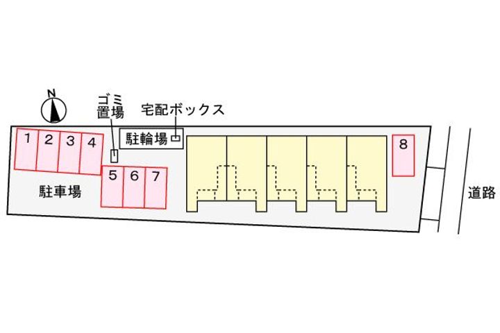 ベルシオン東古松の地図