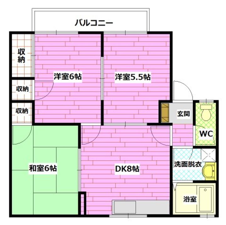 ハイム西本の間取り