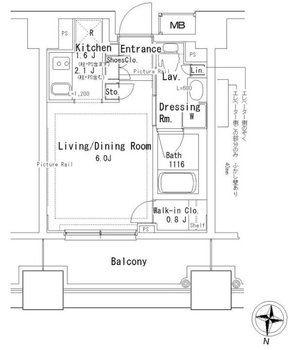パークアクシス御茶ノ水ステージの間取り