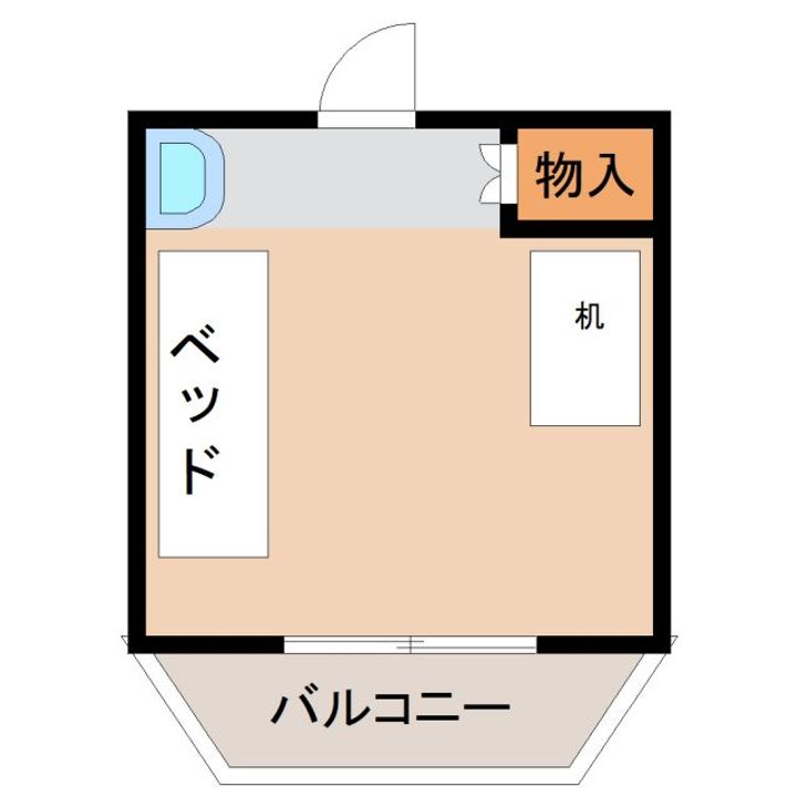 ドーミー赤池の間取り