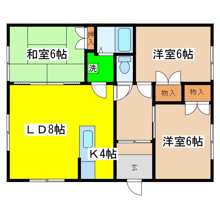 高橋マンションの間取り