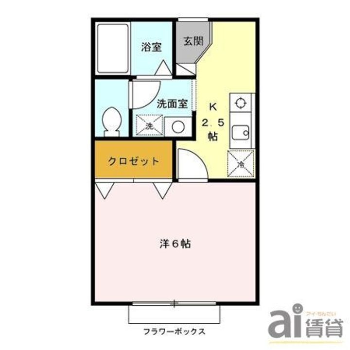 東京都西東京市ひばりが丘北4(アパート)の賃貸物件の間取り