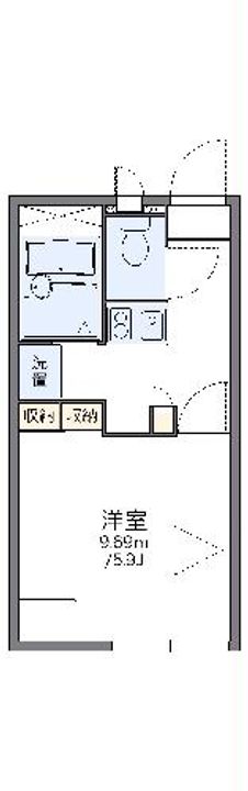 レオパレスグリーンヒルの間取り