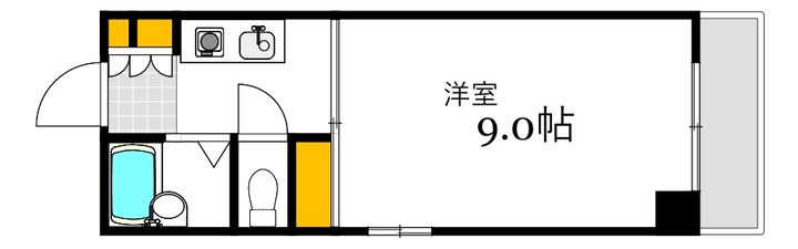 シャスタハシモト3番館の間取り
