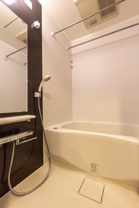 東京都新宿区河田町(マンション)の賃貸物件の風呂