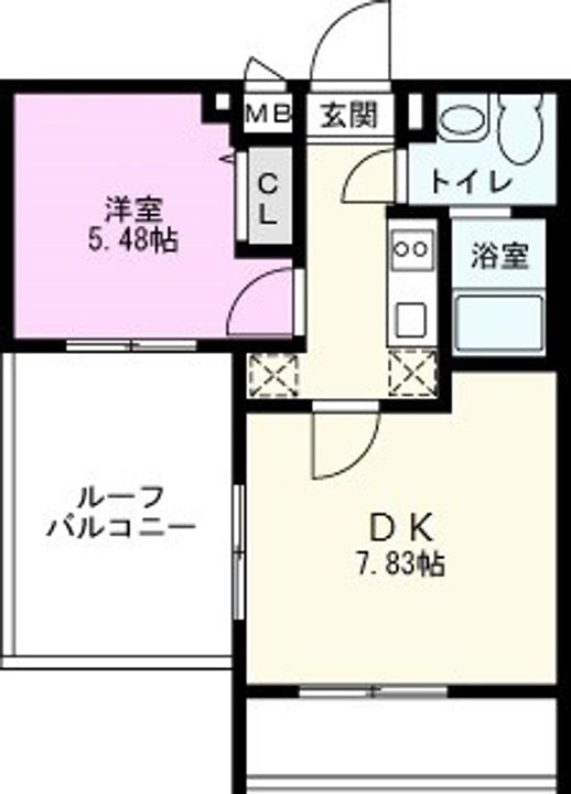 アーバンパーク六町の間取り