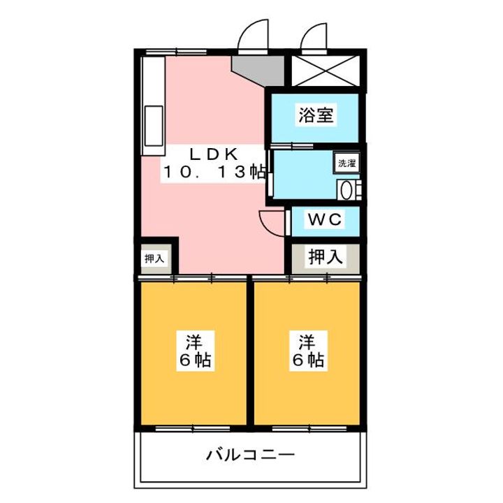 ハピネス椎の木の間取り