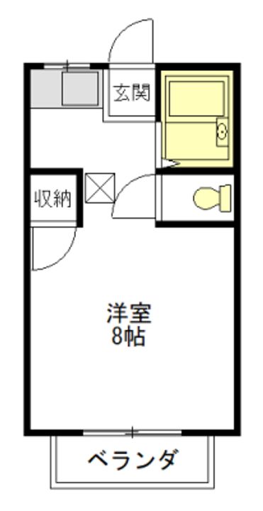 上六ハイツの間取り